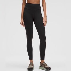 Lululemon Fast and Free High-Rise Tight 28" *Pockets Black Size 6